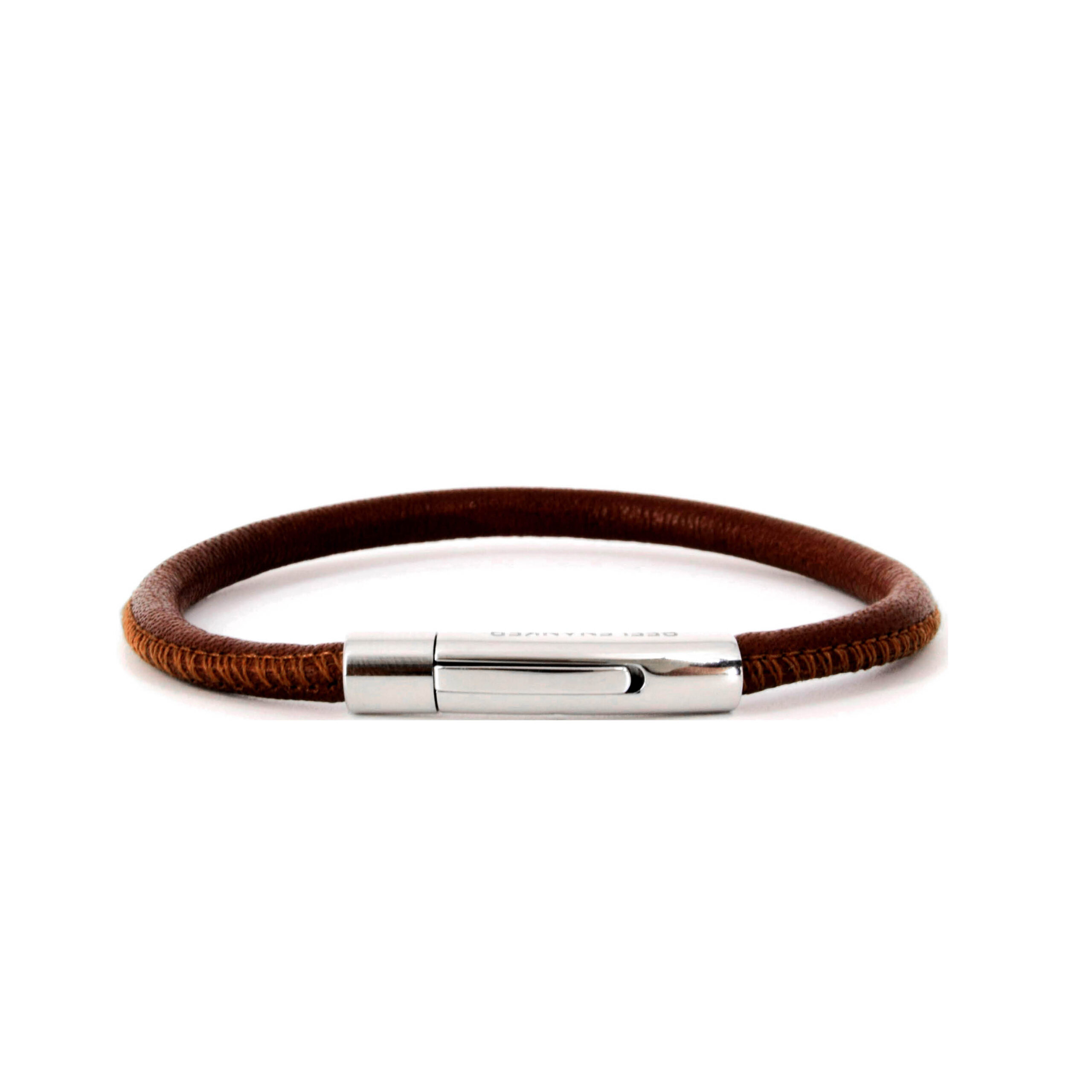 Lederarmband 4mm-einfachgewickelt-Hebeldruckverschluss-braun premium-lederarmband-dunkelbraun-4mm-durchmesser-einfach-gewickelt-handgefertigt-edelstahlmagnetverschluss-mit-gravur-seelenanker
