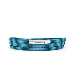 premium-segeltauarmband-tuerkis-schwarz-gestreift-4mm-durchmesser-handgefertigt. edelstahlklickverschluss-mit-gravur-seelenanker
