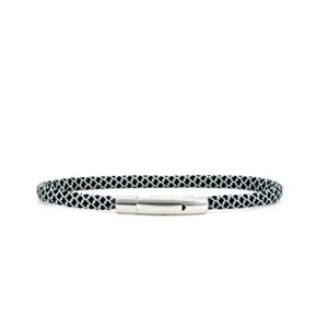 premium-segeltauarmband-silbergrau-schwarz-4mm-durchmesser-handgefertigt. edelstahlklickverschluss-mit-gravur-seelenanker