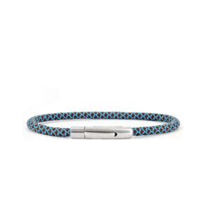 premium-segeltauarmband-tuerkis-braun-4mm-durchmesser-handgefertigt. edelstahlklickverschluss-mit-gravur-seelenanker