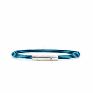 premium-segeltauarmband-tuerkis-schwarz-4mm-durchmesser-handgefertigt. edelstahlklickverschluss-mit-gravur-seelenanker