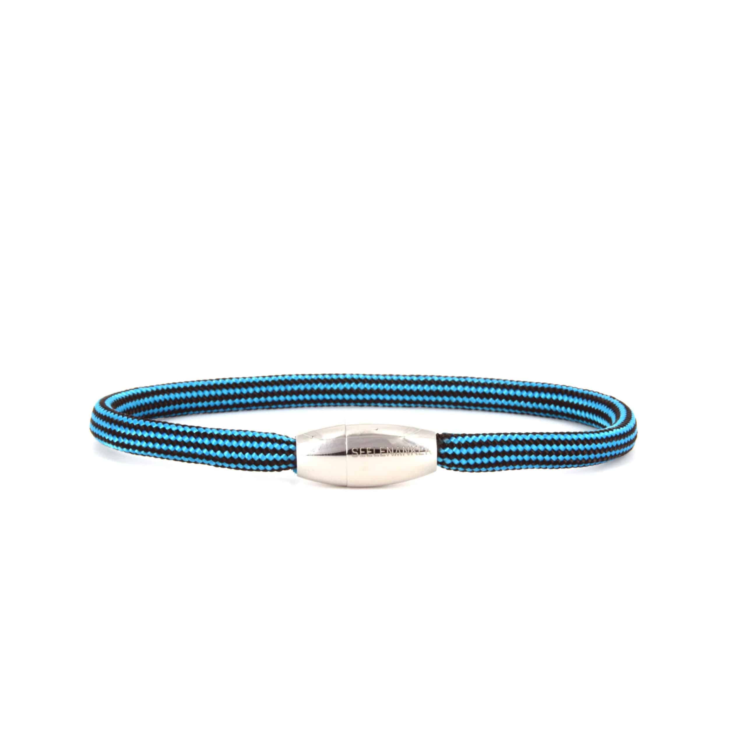 seelenanker-segeltauarmband-tuerkis-schwarz-4mm-durchmesser-handgefertigt. edelstahlmagnetverschluss-mit-gravur-seelenanker