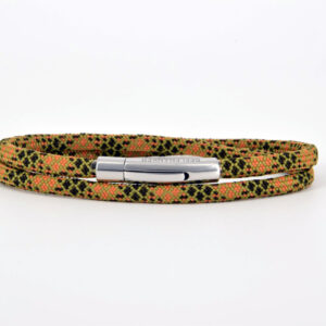 Segeltauarmband, Quarry, 2-fach gewickelt mit Klickverschluss