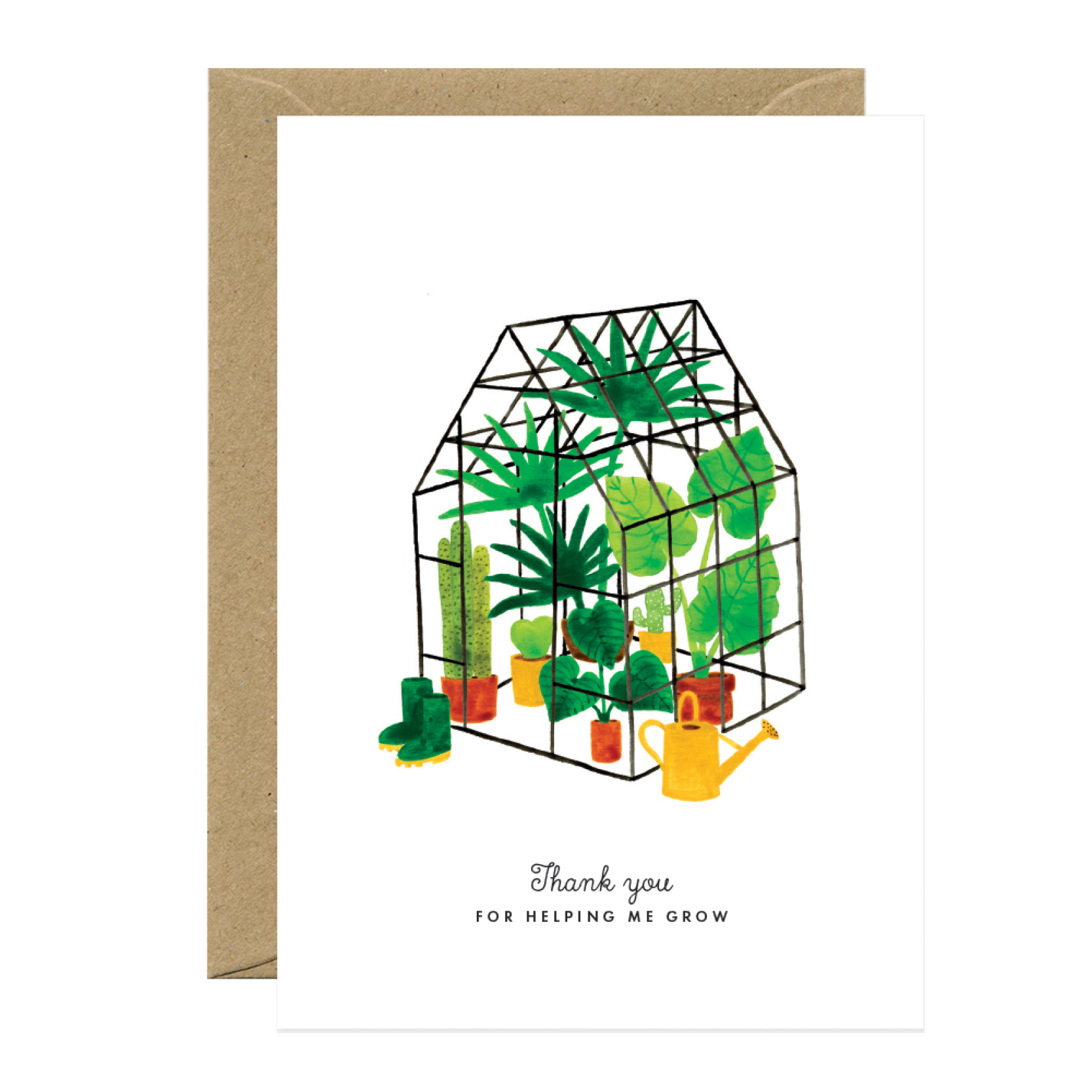 All the ways to say Postkarte Thank you for helping me grow Grußkarte "Thank you for helping me grow"