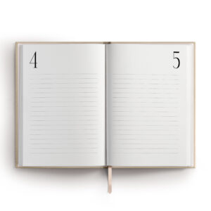 NBK039_Notebok_365_cream_open_spread notizbuch-cream-mit-praegung-365-offen
