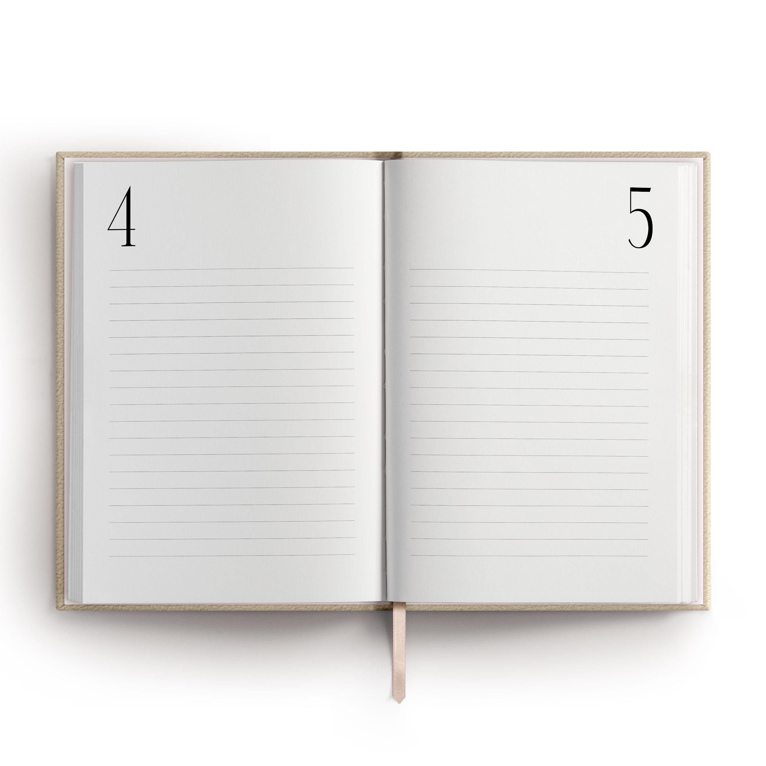 NBK039_Notebok_365_cream_open_spread notizbuch-cream-mit-praegung-365-offen