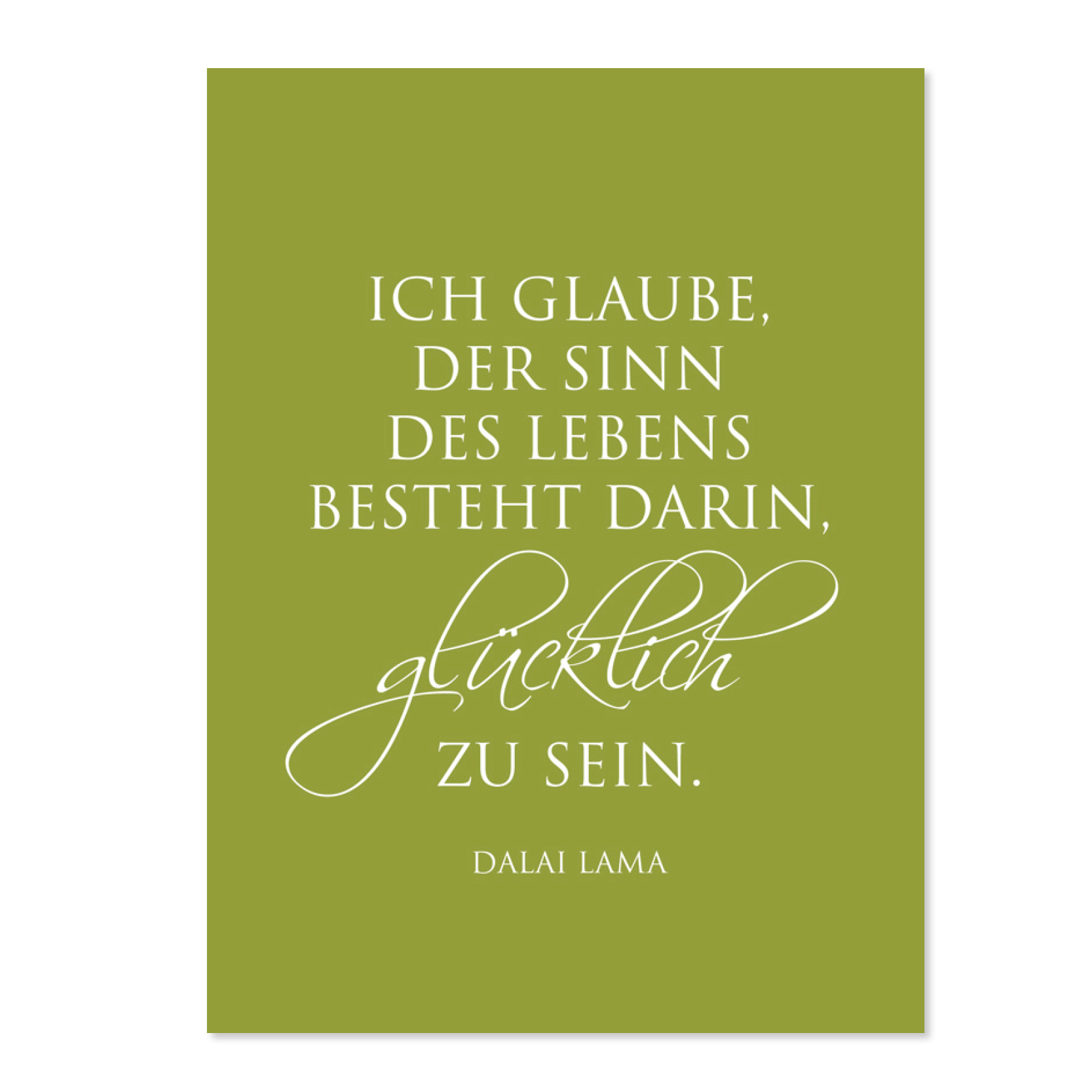 Wunderwort Postkarte Der Sinn des Lebens Wunderwort Postkarte Der Sinn des Lebens