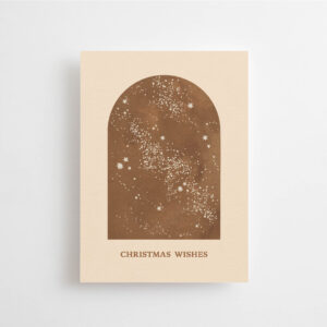 Postkarte mit Weihnachtsgruß