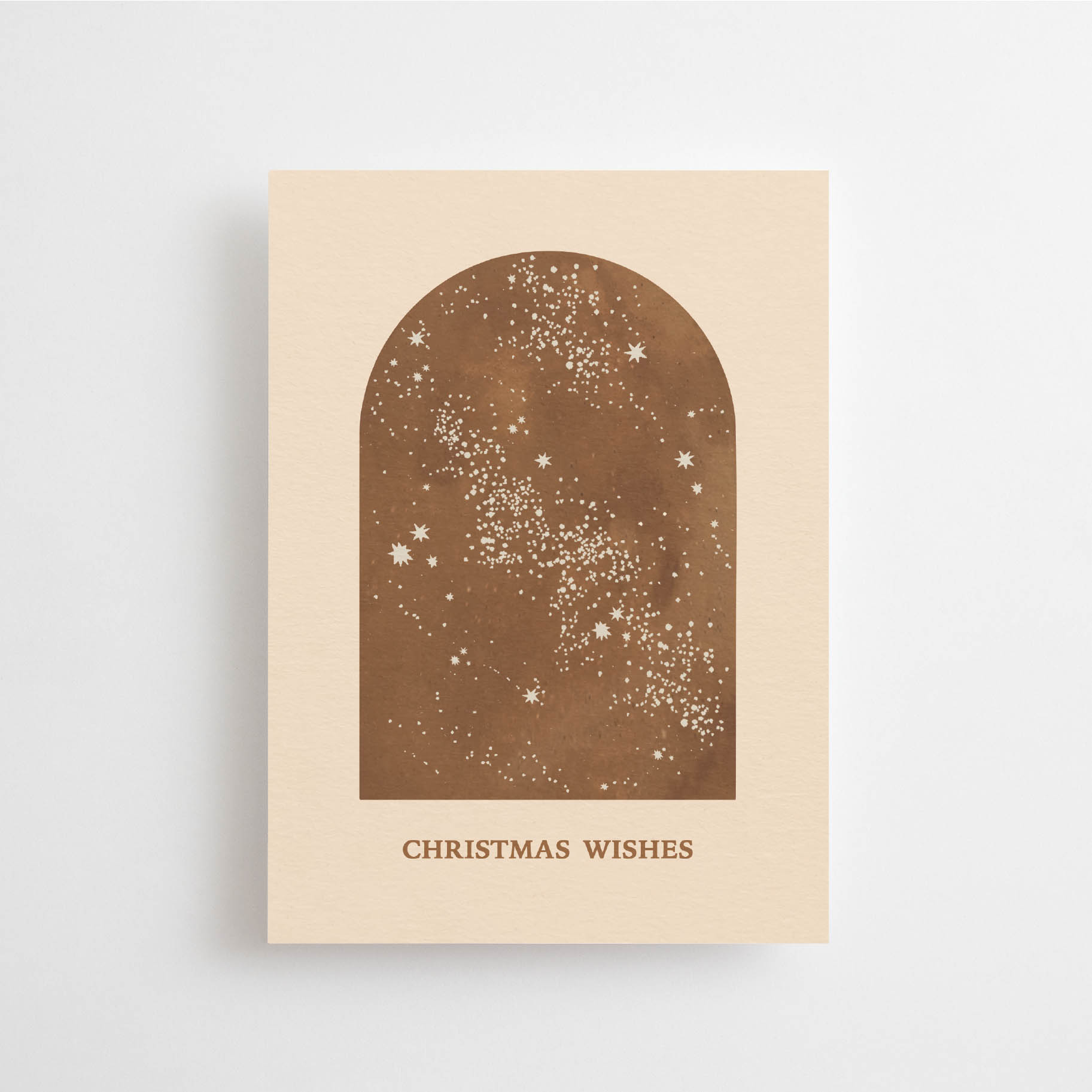 Postkarte mit Weihnachtsgruß