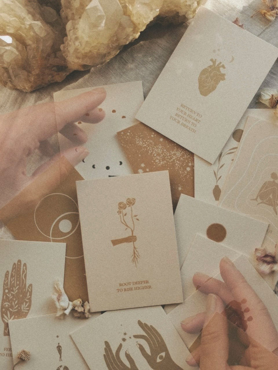 seelen-anker-karten-set-trust-your-inner-vision Set mit verschiedenen Affirmationskarten